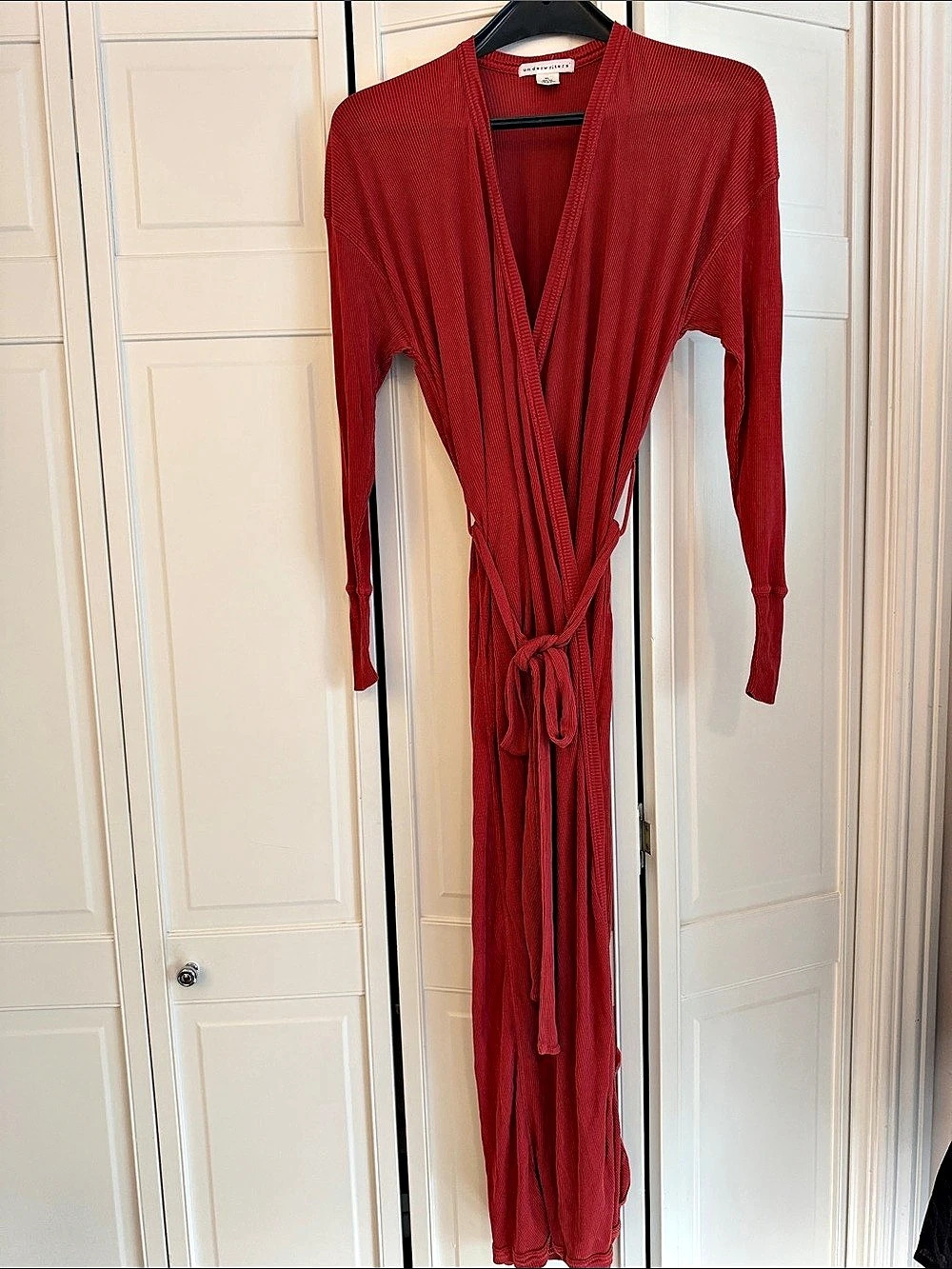 Underwriters Silk Wrap Rust colored robe